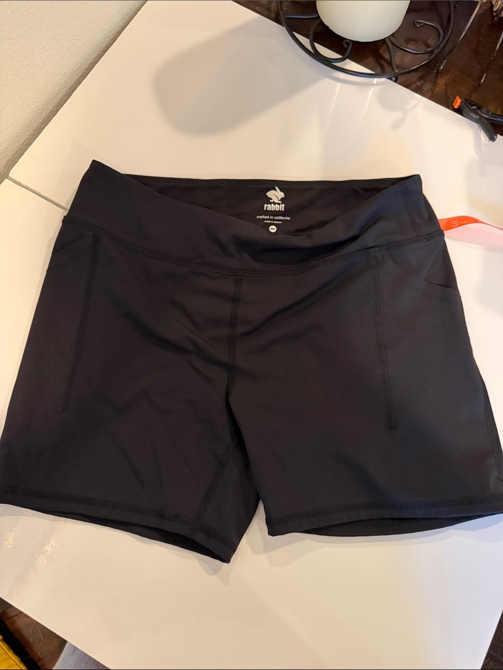 Rabbit Athletic Women's Speed leggy Black Performance Athletic Shorts